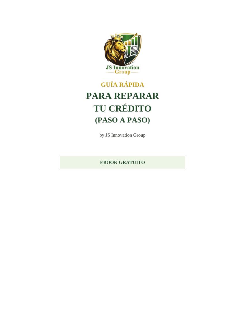 Portada de la guía: GUÍA RÁPIDA PARA COMENZAR A TRABAJAR TU CRÉDITO